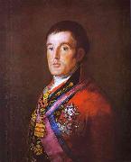 Francisco Jose de Goya Portrait of the Duke of Wellington. Sweden oil painting reproduction